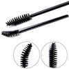 G2PLUS 100PCS Disposable Eyelash Brushes, Adjustable Mascara Wands Makeup Applicator Kits, Eyelash Spoolies Brushes for Eyelash Extensions and Eyebro