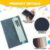 Mabor 6Pcs Elastic Notebook Pen Holder Adjustable Straps PU Leather Pen Sleeve Pouch for Journal Planner Pencil Holder for Book Binder School Office