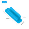 PATIKIL Pen Holder for Desk, 30 Pack Adhesive Pencil Holders Silicone Pencil Holder for Classroom Office Accessories Teacher Supplies, Blue