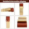 Xinjoduz 5 Pcs Pu Leather Retro Notebook Pen Loop Holder Metal Pen Clips Sleeve For Journal Planner Clipboard Office Pocket Fits Most Pen Sizes Silve