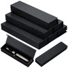Gersoniel 6 Pcs Pen Boxes Gift Empty Black Pen Case with Cushion Cardboard Box Display Case for Jewelry Gift Birthday Souvenir Presentation Business