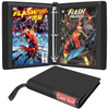 BILIPLE 3 Ring Comic Book Binder with Plastic Sleeves, Comic Book Storage Album for Current, Silver Age, Regular Comics, Comic Binder with 16 Heavywe