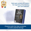 BCW 5x7 Topload Holder  25 Count | Rigid 5x7 Toploader for Photos, Cards & Prints | Hard Plastic 5 x 7 Top Loader for Postcards, Pictures & Memorabi