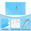 PATIKIL 9.3x12.2 Punchless Binder Clamp, 2 Pcs Plastic Single Strong Clip Clamp Binder Without Rings Sheet File Folder Protector for A4 Size Paper Of