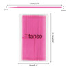 tifanso 400PCS Micro Cotton Swabs, Disposable Eyelash Microswabs for Eyelash Extensions, Lash Brush Applicators Pink(Head Diameter: 2.0mm)