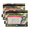 SUABO Military Camo Pencil Pouch for 3 Ring Binder, Pencil Case with Clear Window, 2 Pack
