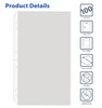 GOLD SEAL 100/Box Legal Size Clear Heavyweight Poly Sheet Protectors,8.5" x 14", 100-Count