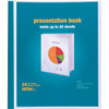 1InTheOffice Presentation Book with Sheet Protectors, Clear Cover Presentation Book, White 8.5 x 11, 24 Sleeves