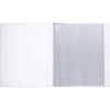 1InTheOffice Presentation Book with Sheet Protectors, Clear Cover Presentation Book, White 8.5 x 11, 24 Sleeves