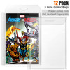 Comic Book Bags, Binder Sleeves for Comic Books, 12 Pack Comics Protector Bags