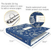Recipe Binder 8.5x11 3 Ring, Recipe Book to Write in Your own Recipes, Full Page Recipe Binder with Plastic Sleeves, Blank Recipe Cards and Dividers