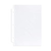 Blue Summit Supplies Mini Sheet Protectors, 5.5 x 8.5 Inch Page Size Opening, Clear Plastic Inserts with Reinforced 3 Hole Design, Playbill Sleeves f
