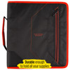 Five Star Zipper Binder, 2 Inch 3-Ring Binder with Removable File Folders, 530 Sheet Capacity, Red/Black (29036CE8)