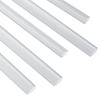 PATIKIL 30Pcs Binding Bars, 8mm Binding Bars Slide Grip 50 Sheets Capacity A4 Size Report Binder Teardrop Shape Presentation Binder for Report Cover