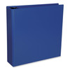 Universal Slant D-Ring View Binder, 3 Rings, 2" Capacity, 11 x 8.5, Navy Blue