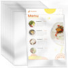 VOKOY 30 Pack No Holes Sheet Protectors, 8.5" x 11", Letter Size Heavy Duty Clear View Page Sleeves Protectors, Clear Paper Document Artwork Protecto