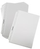 TYH Supplies 100 European Mini Half Page Economy 7 Hole Small Clear Sheet Protectors with White Binder Size 5.5 x 8.5 Inches A5 Non Vinyl Acid Free 8