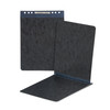 25 Blue Summit Supplies Report Covers with Sliding Bar Fastener - Black Pressboard Report Covers, Letter Size, Durable 2'' Capacity Business Report C