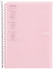 Kokuyo Campus Smart Ring Binder, B5 Light Pink Refillable Binder Notebook 26 Holes with 10 Extra Loose-Leaf Paper, Up to 60 Filler Papers for Work &