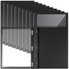 Teling 36 Pcs Report Covers with 3 Prong Fasteners Clear Front Presentation Folders Frame View Poly Report Folder Presentation Binder for Paper Docum