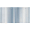 Blue White Stripes 3 Ring Binder 1.5 Inch Round Binders, Holds 200 Sheets, Versatile Binder with 3 Inside Pockets for Office Home, 1 Pack