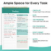 Taja To Do List Notepad - To Do List Notebook for Work with 52 Sheets, 9.8" x 6.5", Undated Daily Planner Perfect for Daily Tasks and Goal Setting, N