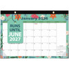 2026 Desk Calendar, Monthly Desktop/Wall Calendars, Jan 2026 - Jun 2027, Large Size 17"x12" Table Calendar for Desk Accessories and Home, School, Off