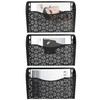 EasyPAG 3 Pack Hollow Design Wall-Mounted File Organizer - Heavy Duty Metal, Vertical Space Saving, Letter Size Single Pocket Holder for Office, Home