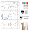 Dry Erase Wall Calendar 3 Month Calendar - Blank Undated Reusable Quarterly Calendar - Whiteboard Premium Laminated Poster - Laminated Office Jumbo 3