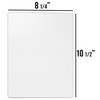 SourceOne Premium Acrylic Brochure Support Inserts for Humid Environments, 5 Pack