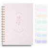 Undated Weekly and Monthly Planner Spiral Bound- Weekly Goals Notebook, To Do List, Habit Tracker Journal, Academic, Aesthetic, Stylish School or Off