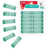 Annie Wire Mesh Rollers  Medium 7/8 Inch Hair Curlers for Defined Curls & Waves, Heatless Styling Tools for All Hair Types  12 Count (Green)