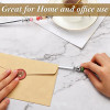 16 Pcs Beadable Letter Opener Metal Letter Opener Envelope Opener Knife Beadable Letter Opener Stainless Steel Envelope Opener Slitter for Office Hom