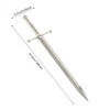 Honbay 1PCS Sword-Shaped Letter Opener Knife Letter Opening Tool Zinc Alloy Envelope Slitter Metal Envelope Opener Sword Envelope Open Tool Mail Open