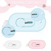 12 Pieces Cute Box Cutter Utility Retractable Knives, 6 Cartoon Kawaii Cat Claw Box Cutters Pointed, 6 Cloud Letter Opener Cardboard Envelope Slitter