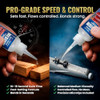 Starbond Medium Super Glue Pro Kit (2 oz)  Strong, Fast, All-Purpose CA Glue (Cyanoacrylate Adhesive)  with Anti-Clog Cap, Precision Tips & Extra N