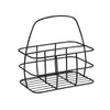 Spectrum Diversified Condiment Caddy/Napkin Holder, Black, Condiment Holder Table Stand Caddy