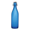Bormioli Rocco Giara Beverage Bottle with Clamp Lid, 33.75 oz - Leakproof Glass Container for Homemade Juices & Dressings - Stylish Drinkware Storage