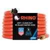 Camco Rhino 25-Ft Clean-Out Camper/RV Black Water Hose - Features a Heavy-Duty PVC Design & Bright Orange Color - Clean-Out Camper Black Water, Grey