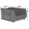 Akro-Mils 30289 Super-Size AkroBins Plastic Storage Bins