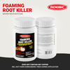 Roebic FRK Foaming Tree Root Killer, Chemical Septic System, Drain Field and Sewer Line Pipe Clog Remover and Root Destroyer, Safe for Bathroom Toile