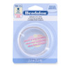 Beadalon German Style Wrapping Wire, Round, Silver Plated, 16 Gauge, 2.2 m / 7.2 ft