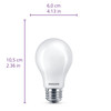PHILIPS LED 60W A19 4-Pack Ultra Definition Soft White LED Light Bulbs (2700K) 800 Lumen (8W = 60W) Dimmable Clear Flicker-Free Light Bulbs
