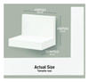 Command Display Ledges, Holds up to 2 lb, Quartz, 2 Ledges with 8 Medium Strips, Damage-Free Hanging Floating Shelf with Adhesive Strips, Personalize