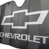 Plasticolor 003864R01 Logo Black Matte Finish Car Truck or SUV Front Windshield Sunshade Compatible with Chevrolet