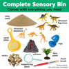 Creativity for Kids Sensory Bin: Dinosaur Dig - Toddler Sensory Toys, Sensory Bin Filler and Toddler Activities for Boys and Girls, Dinosaur Toys for