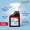 LEADER Hydrogen Peroxide Spray Bottle First Aid Antiseptic 3% Solution  Multi-Purpose Cleaner, Gentle & Effective Disinfectant Spray for Home, Cuts,