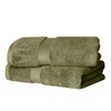 SUPERIOR Egyptian Cotton Pile Bath Towel Set of 2, Ultra Soft Luxury Towels, Thick Plush Essentials, Absorbent Heavyweight, Guest Bath, Hotel, Spa, H