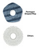 eufy Accessory-2 Washable Vacuum Mop Cloths, Compatible X10 Pro Omni X9 Pro, Washable and Reusable Soft Mopping Pad, Parts, Accessories