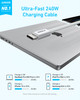 Anker Zolo USB C to USB C Cable, Braided and Dirt-Free Type-C Fast Charging Cable, Slim Connector,for MacBook Pro, iPhone 17/16/15, iPad Pro, Samsung